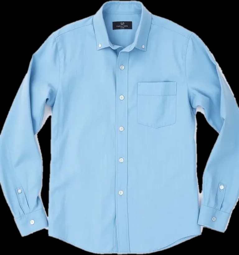 Blue linen shirt